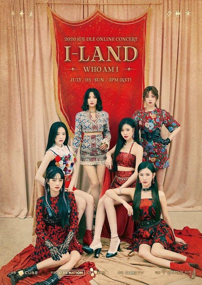 (G)I-DLE thông báo tổ chức concert online "I-Land: Who Am I" vào 17h ngày 5/7. World Tour đầu tiên của nhóm phải tạm hoãn vì đại dịch Covid-19.