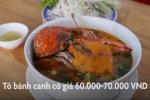 Thưởng thức bánh canh ghẹ nguyên con ở sông nước Cần Thơ