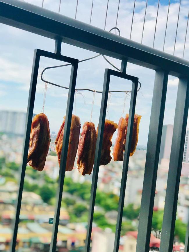 Hà Nội nắng nóng như chảo lửa, chị em làm ngay món thịt phơi nắng thần thánh-5