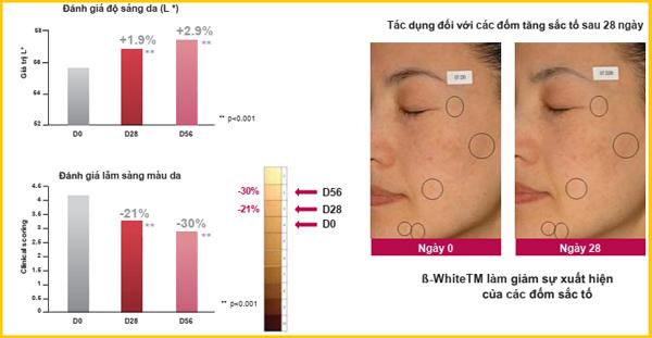 Cải thiện nám da với công nghệ β-White hướng đích dạng liposome-2