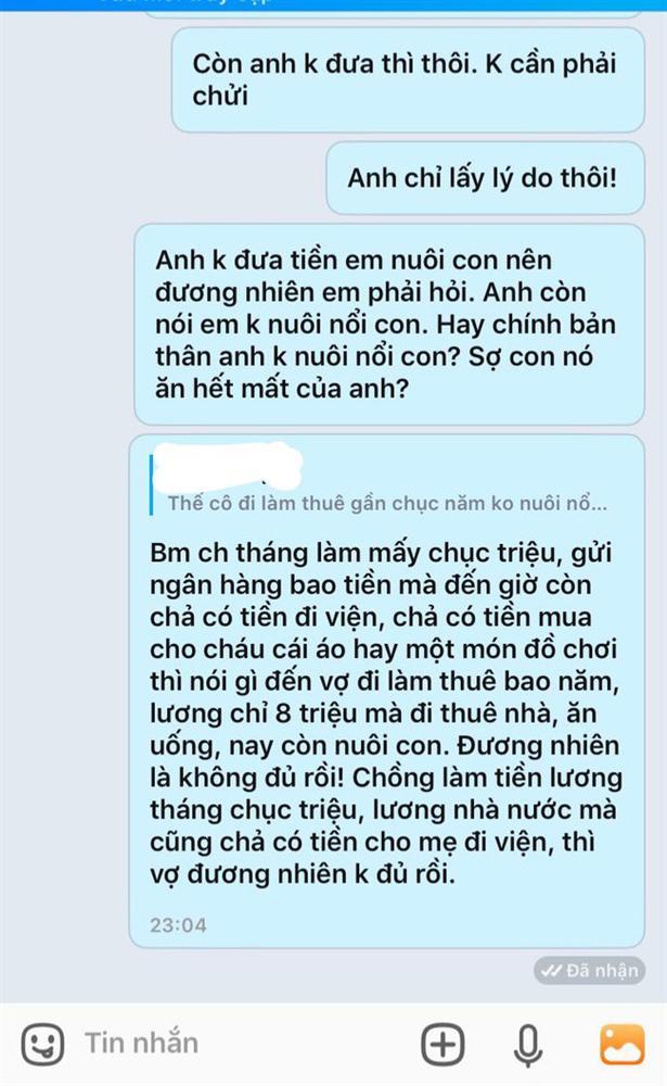 Vợ vay tiền chồng mua điều hòa cho con lại bị mắng thậm tệ và màn đáp trả-3