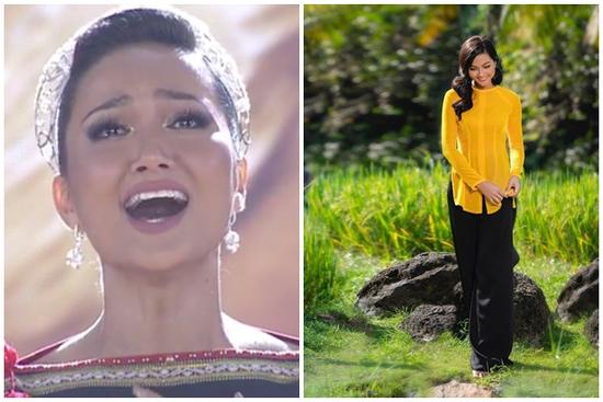 H'Hen Niê vừa đi xe máy giữa trời mưa vừa hát: Tinh thần văn nghệ cứ gọi là 'đỉnh'