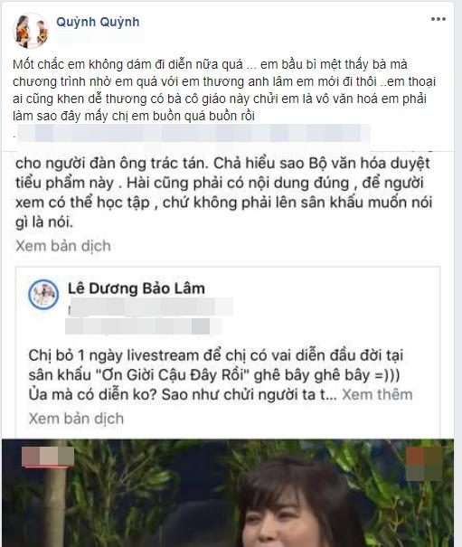 Vợ Lê Dương Bảo Lâm bị chửi vô văn hóa khi diễn chung với chồng-1