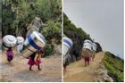 Sự thật về hình ảnh phụ nữ vùng cao cõng bồn nước lên núi