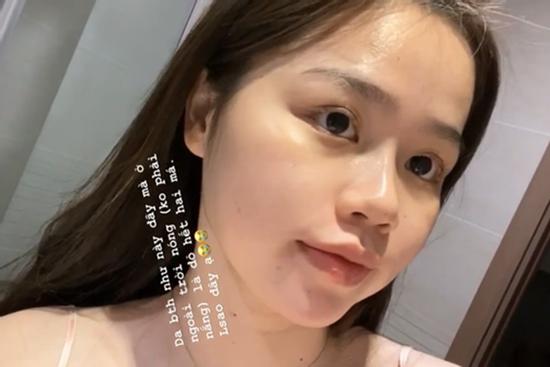 Bạn gái Quang Hải khoe mặt mộc, để lộ làn da mơ ước của bao người