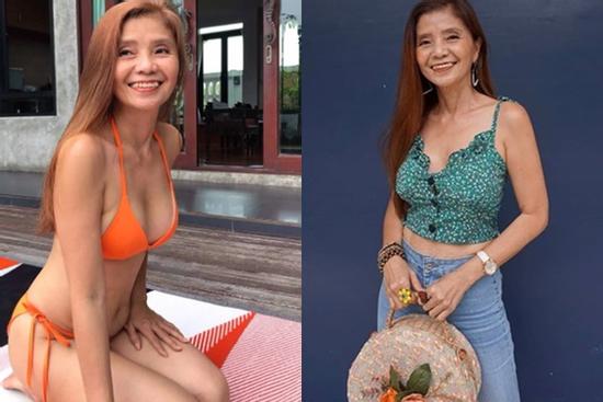 Xôn xao loạt ảnh thời thiếu nữ của 'lão bà 71 tuổi' có thân hình như gái đôi mươi