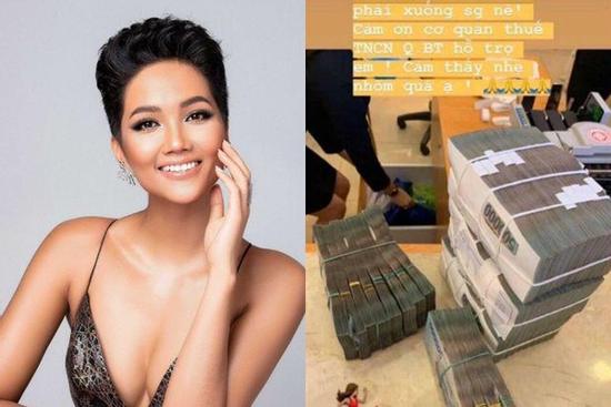 Hoa hậu H'Hen Niê nói về bức ảnh đóng thuế tiền tỷ: 'Tôi không cố ý khoe khoang'