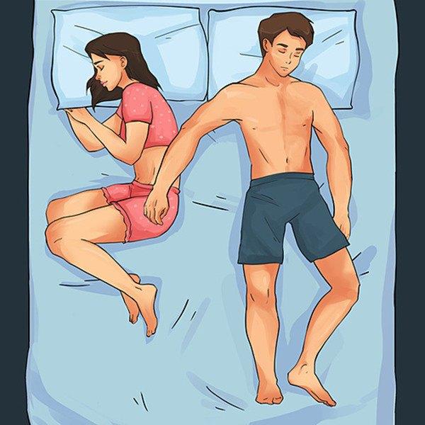 Tư thế ngủ phản ánh đời sống gia đình, vợ chồng bạn đang ngủ tư thế nào?-12