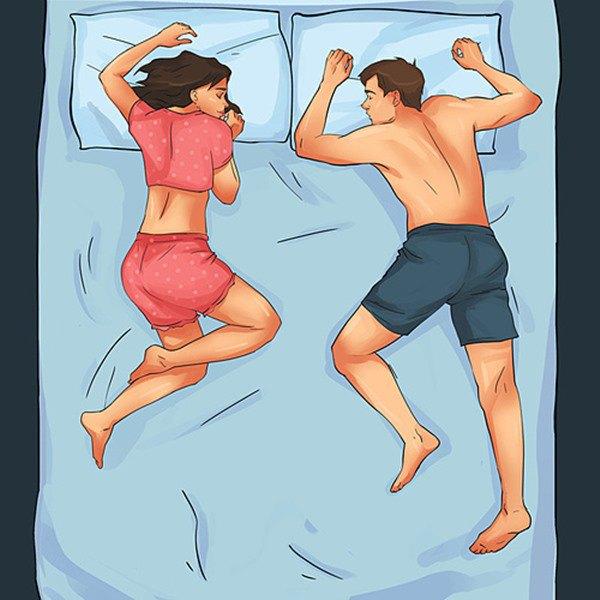 Tư thế ngủ phản ánh đời sống gia đình, vợ chồng bạn đang ngủ tư thế nào?-8