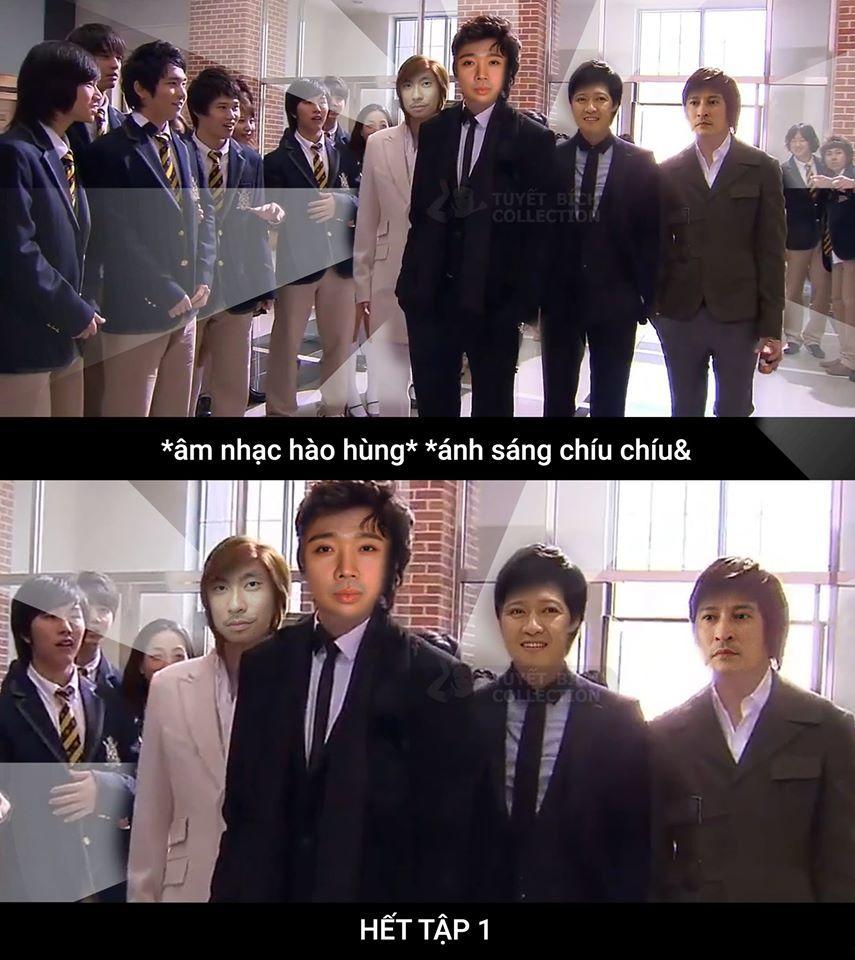 Ảnh chế Vườn sao băng bản Việt tập 1: Cát Phượng bị crush Kiều Minh Tuấn phũ-7