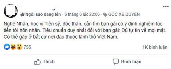 Những lần tuyển vợ gây sốc của quý ông Việt: Hạnh kiểm tốt, không được mang tiền về nhà đẻ-1