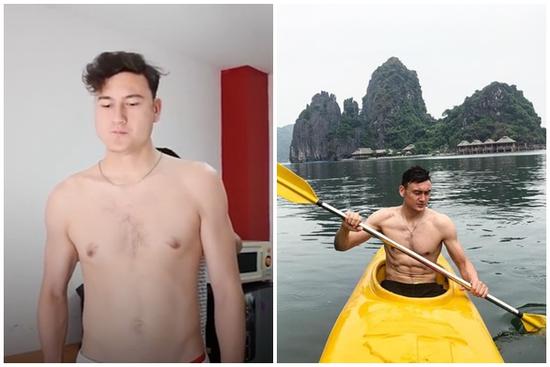 Lâm Tây gây bất ngờ vì cơ bụng 6 múi nay gom thành 1, chị em bình tĩnh chờ Lâm lấy lại phong độ nhen