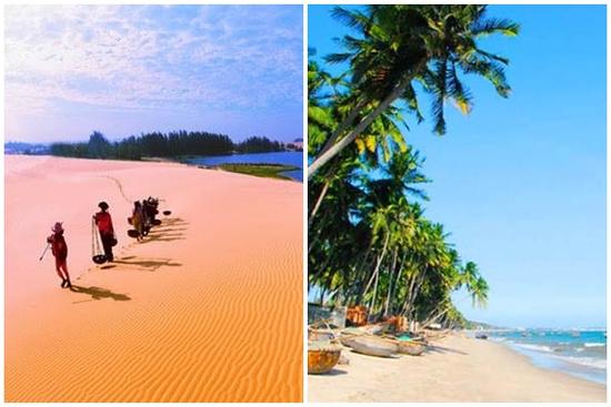 Mũi Né đẹp hoang sơ dưới góc máy từ trên cao