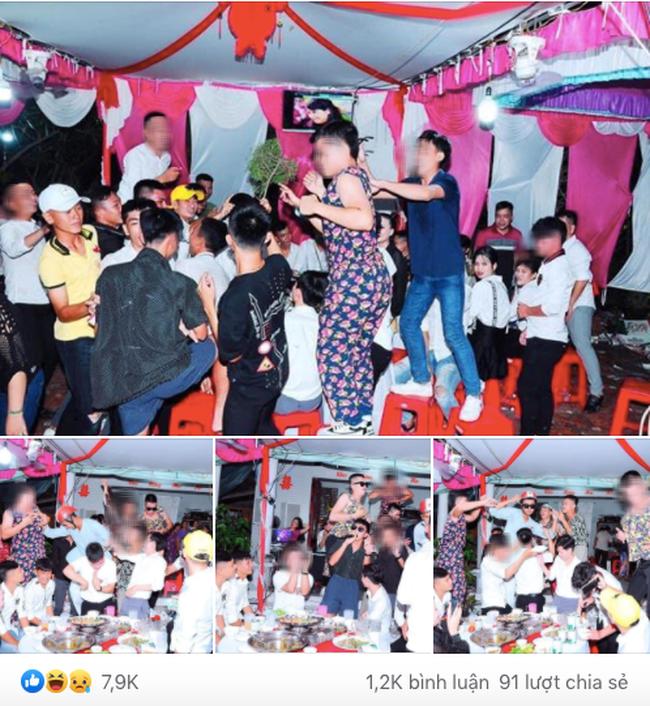 Chết cười: Bạn thân toàn là đàn ông lại diện đồ ngủ phụ nữ già chát chúa đi ăn cưới-1