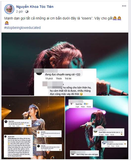 Tóc Tiên gọi những người comment bẩn về ca sĩ chuyển giới Lynk Lee là kẻ bại trận-2