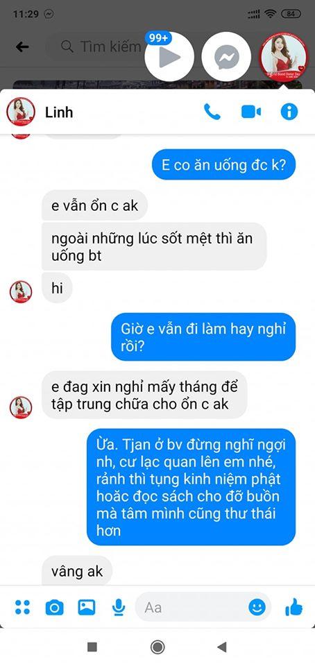 Những tin nhắn cuối cùng MC Diệu Linh trò chuyện với bạn bè trước khi lìa xa-4