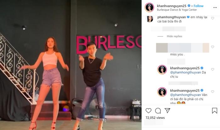 Hoa hậu Khánh Vân nhảy Một Cú Lừa khoe chân dài miên man-3