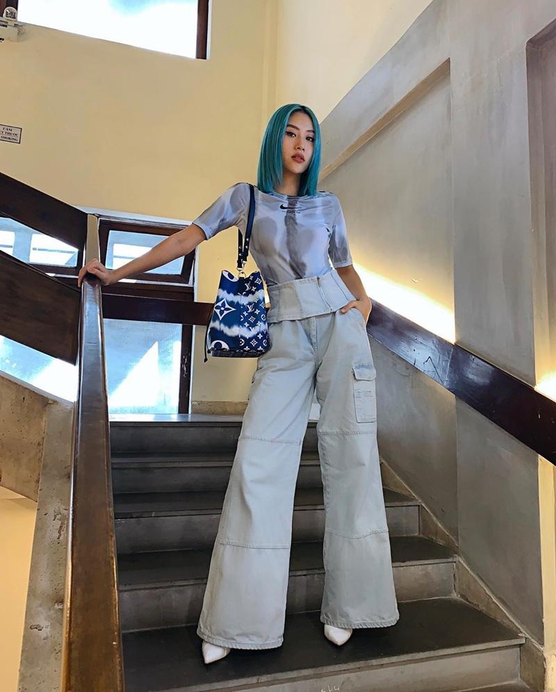 Phối đồ màu tím chất chơi như Tiểu Vy - Sĩ Thanh - Thúy Vi tuần qua-8