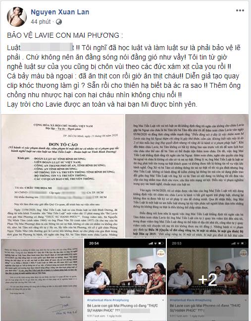 Sao Việt lên tiếng chuyện nhà Mai Phương: Ăn thịt con giờ lại ăn thịt cháu sao?-4