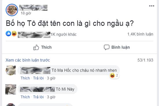 Chỉ hỏi đúng một câu 'Bố họ Tô, đặt con tên gì?', 2.000 câu trả lời cười muốn 'tắt thở'