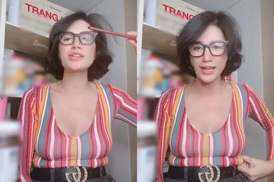 Vòng eo 109 còn mặc áo bó, Trang Trần lộ tầng mỡ dày cộp