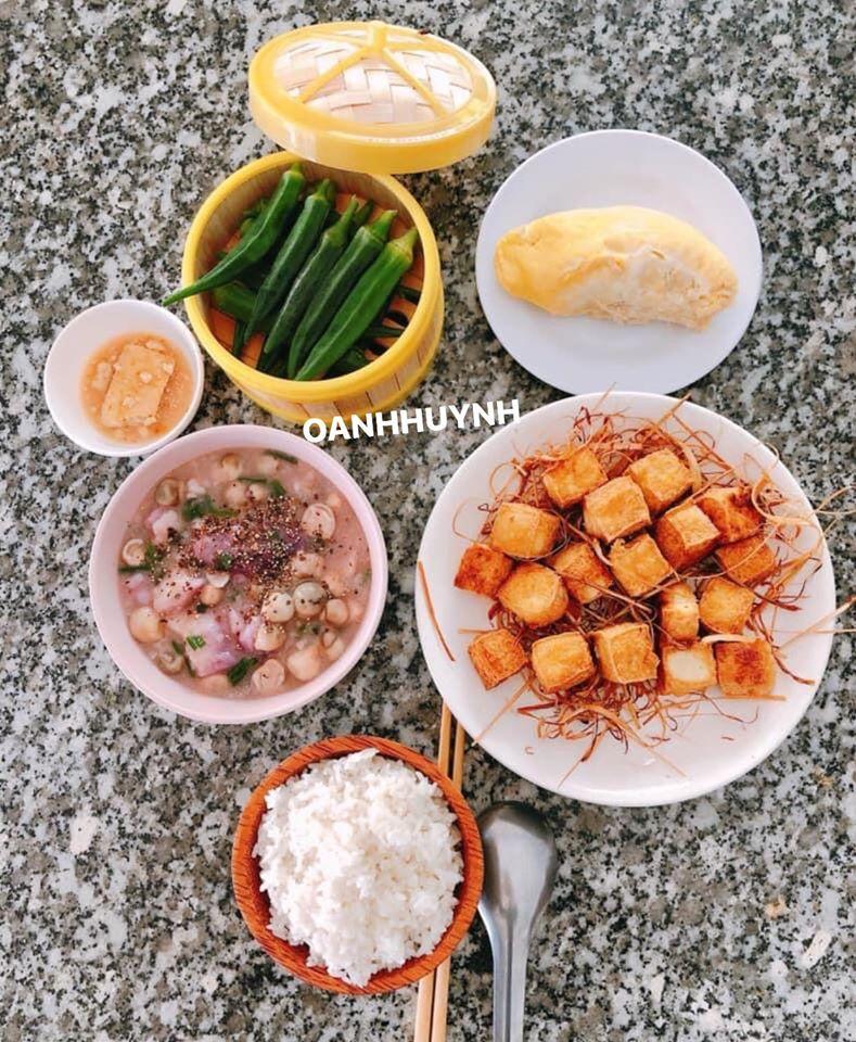 Mâm cơm chay đã mắt, ngon miệng của 8X chỉ cần nghĩ là ra món-9