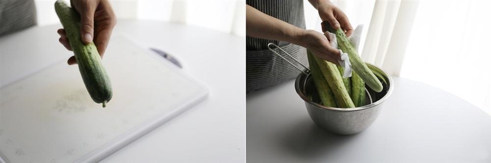 Đầu bếp nhà hàng chỉ cách làm dưa chuột muối chỉ trong 10 phút, để dành ăn được cả tuần-1
