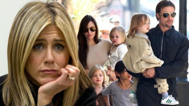 Jennifer Aniston buồn vì Brad Pitt làm lành với Angelina Jolie