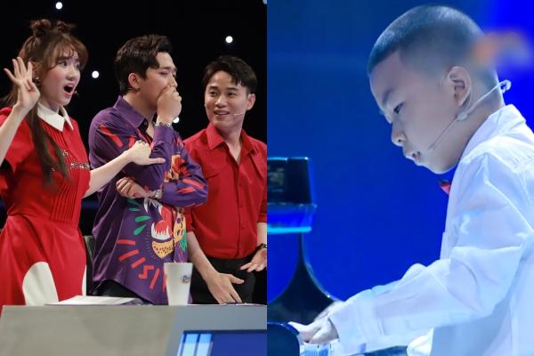 Trấn Thành thể hiện khả năng rap, Hari Won đứng hình vì không hiểu chồng hát gì-6