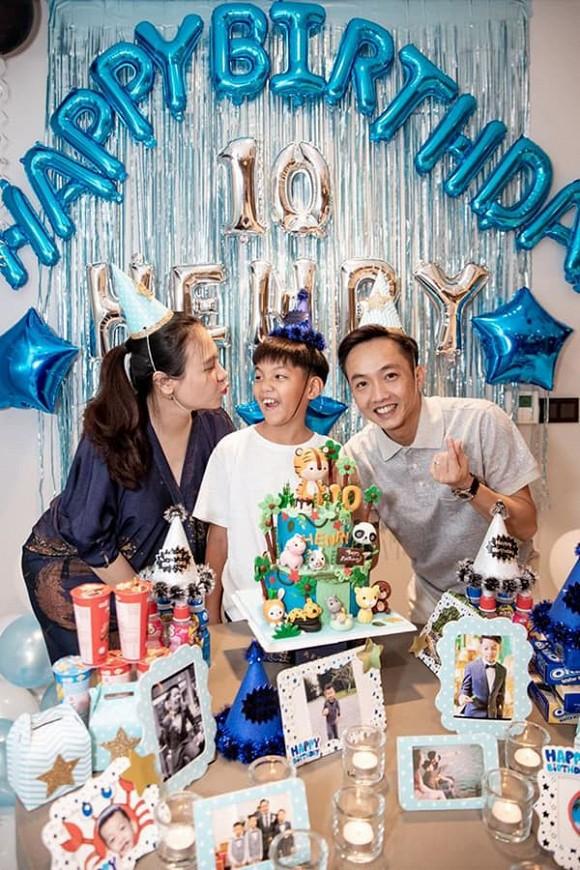 Cường Đô La cùng vợ tổ chức sinh nhật cho Subeo, Đàm Thu Trang phát tướng đã lộ chuyện bầu bí-3
