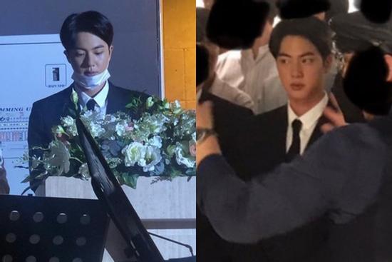 Netizen đang phát sốt vì anh cả BTS dự đám cưới bạn thân 15 năm: Ảnh chất lượng thấp nhưng visual chất lượng cao!