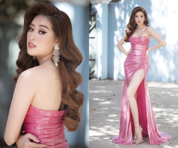 Trang phục hồng cánh sen khó nhằn được Chi Pu - HHen Niê cân đẹp-2