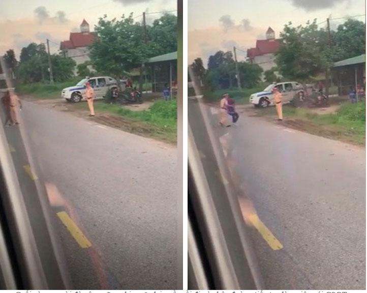 Bị CSGT Quảng Ninh dừng xe, người đàn ông tụt quần, chìa bộ phận nhạy cảm ra ăn vạ-3