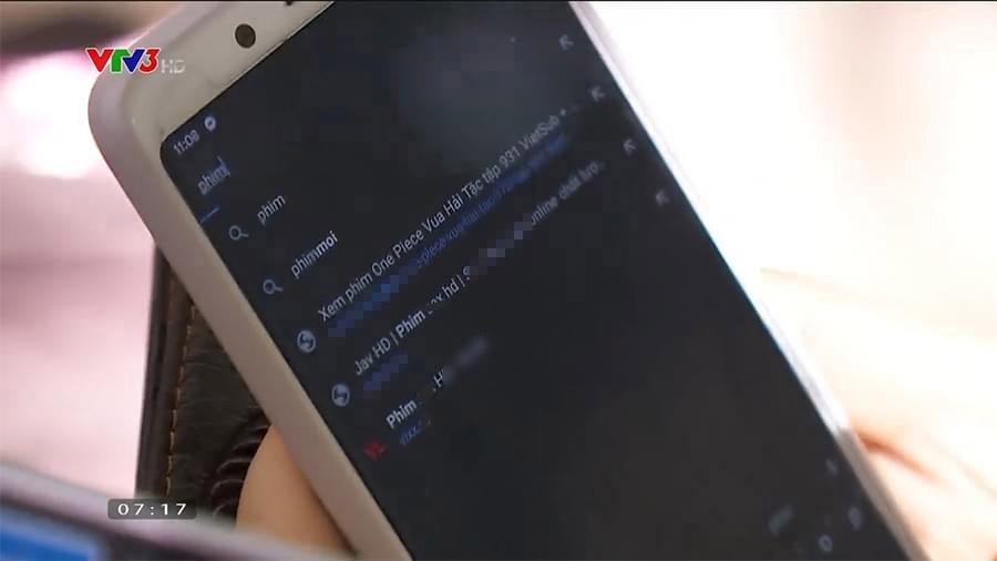 Biên tập viên VTV3 để lộ nhiều tên web đen trên kênh truyền hình quốc gia-2