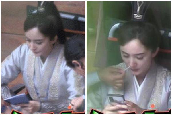 Dương Mịch làm sao thế này: Liên tục phốt thái độ, trợn mắt với nhân viên, khiến bạn diễn nam khúm núm sợ hãi-8