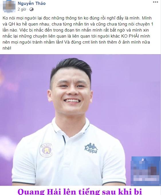 Cô gái thứ 2 phủ nhận chuyện từng nhún nhảy Hồ Tây cùng Quang Hải-3