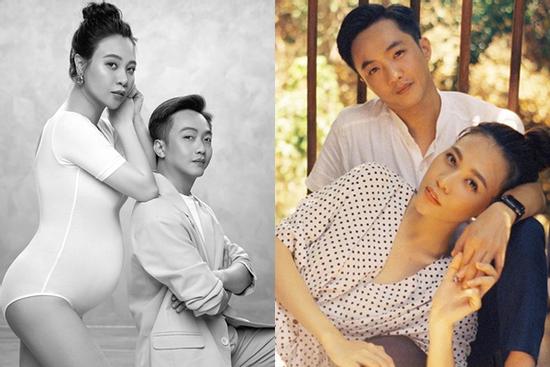 HOT: Đàm Thu Trang công khai hình ảnh bầu vượt mặt