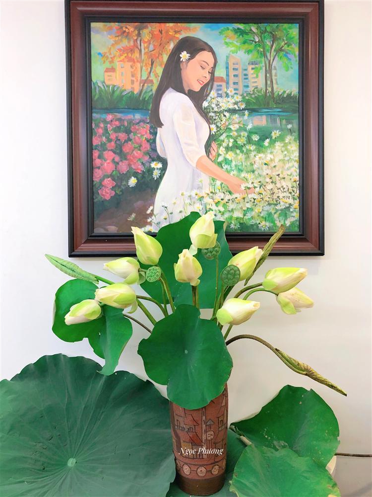 Học cách cắm hoa sen khiến vạn người mê của nữ giáo viên Hà thành-8