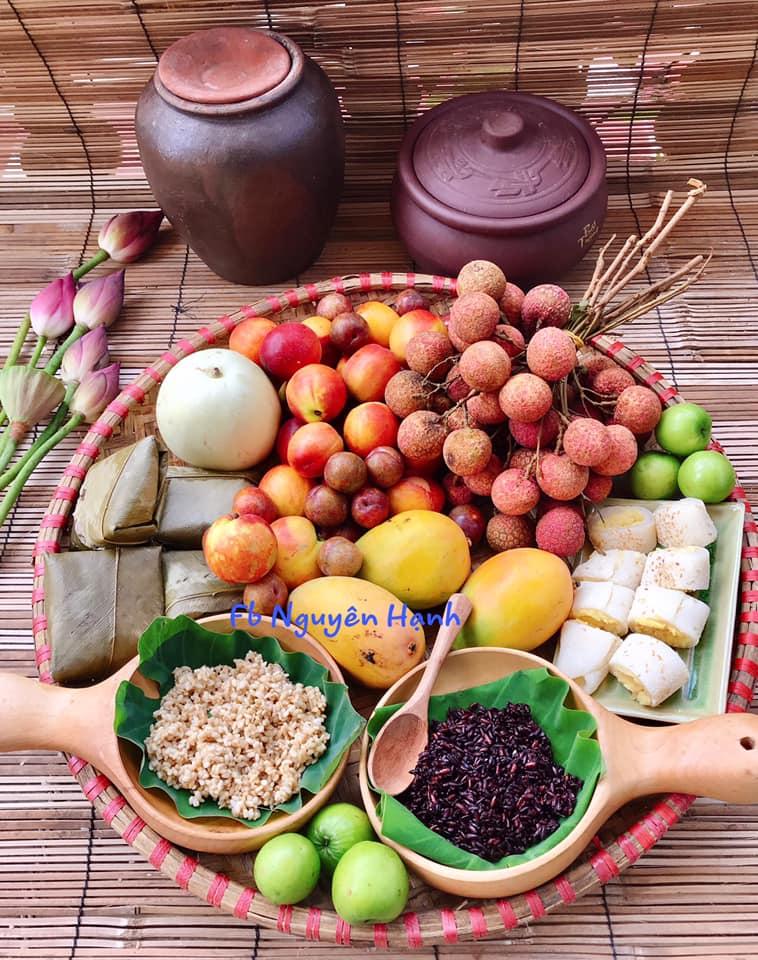 Đến hẹn lại lên, chị em đu trend khoe mâm cỗ cúng Tết đoan ngọ 7 sắc cầu vồng-4