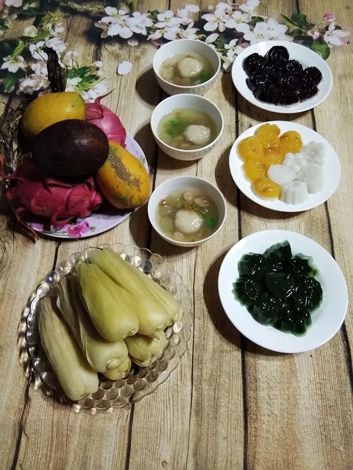 Đến hẹn lại lên, chị em đu trend khoe mâm cỗ cúng Tết đoan ngọ 7 sắc cầu vồng-7