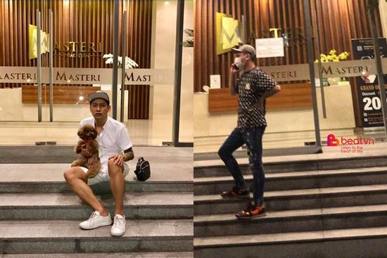 Duy Mạnh ôm chó đến tận chung cư Vũ Khắc Tiệp, hóng ông bầu và Khắc Việt 'oánh nhao'