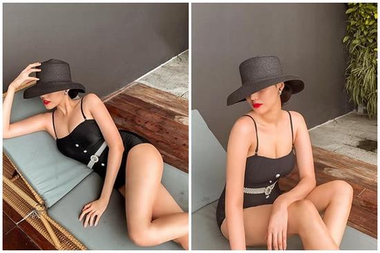 Dù đẫy đà hơn xưa nhưng Lan Khuê vẫn mướt mắt từng đường cong