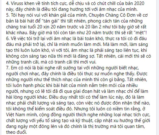 Nam ca sĩ Hoàng Bách chính thức lên tiếng sau màn reaction của ViruSs cho rằng anh khó trở lại hơn các ca sĩ khác 100 lần-3