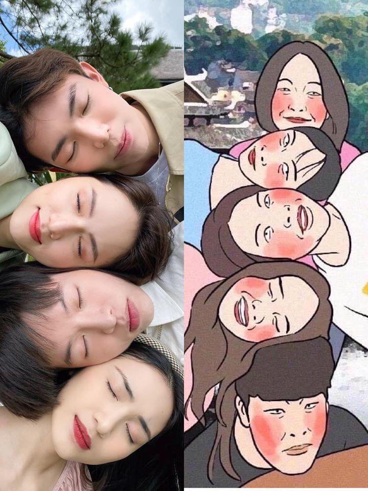 Hương Giang và nhà Hoa dâm bụt siêu lầy hướng dẫn dân mạng tạo dáng chụp ảnh khi đi du lịch-5