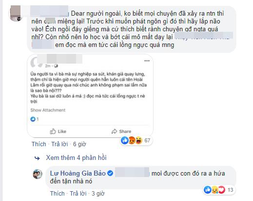 Em gái bị chỉ trích phá hủy tiền đồ Hoài Lâm, Gia Bảo tuyên bố đánh sấp mặt kẻ ngu ngục-2