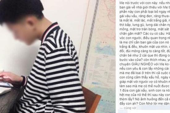 Bà mẹ làm dậy sóng MXH vì yêu cầu tuyển bạn gái gây sốc cho con trai