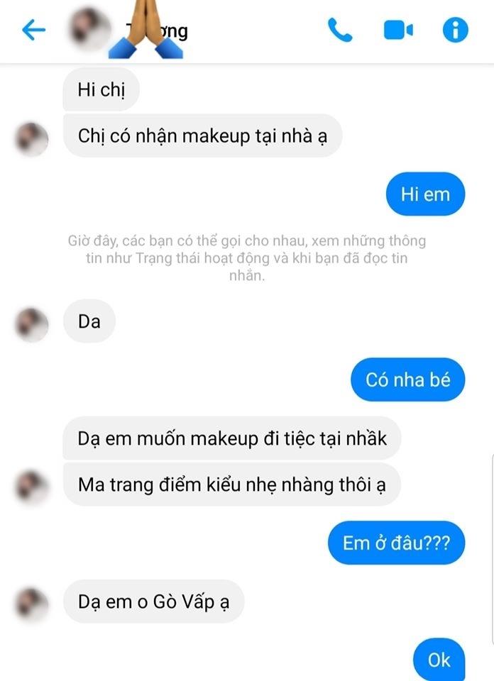 Cô gái đặt make up nhưng lươn lẹo là đi đám cưới người yêu cũ để đỡ phải trả phí cao-1