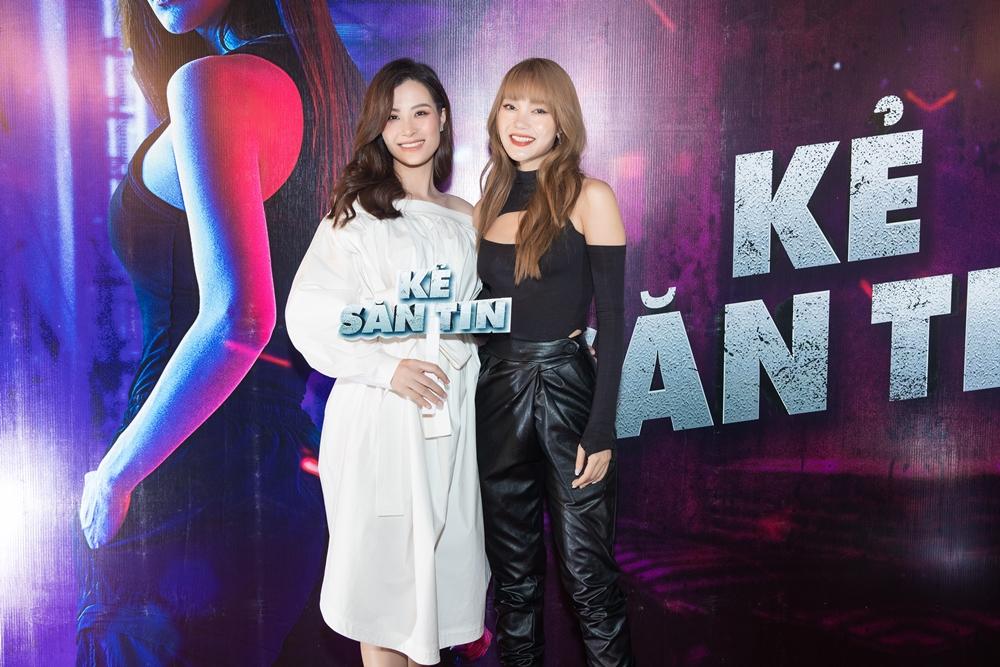 Bà bầu Đông Nhi được 5 trai đẹp làm vệ sĩ khi đến chung vui với Minh Hằng-3