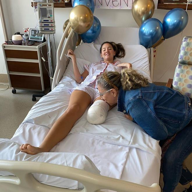 Hoa hậu Colombia xuất viện sau phẫu thuật cưa chân-2