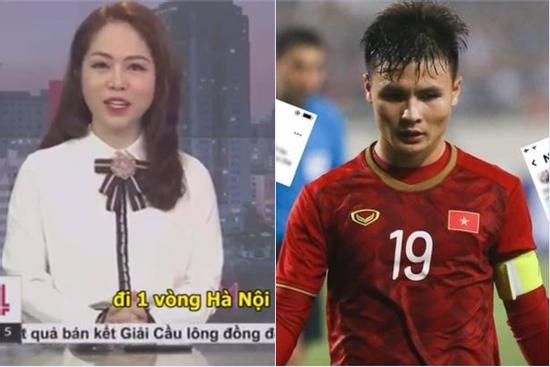 Nhà đài gây tranh cãi khi dẫn bản tin theo trend 'nhún nhảy Hồ Tây' của Quang Hải